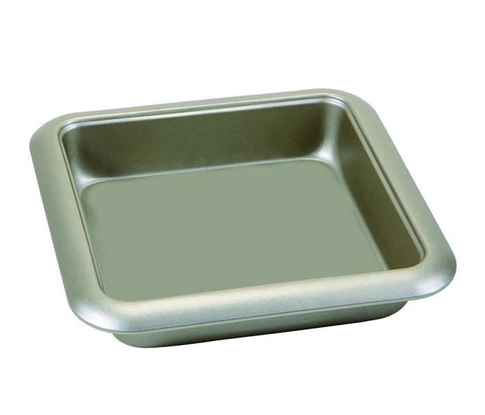 Royalford RF8791 8-inch Square Cake Pan - Gold - Zoom Image