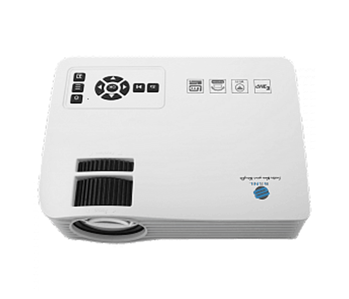 BSNL A36 WiFi Ready LED Projector with Remote Control, White - Zoom Image 1