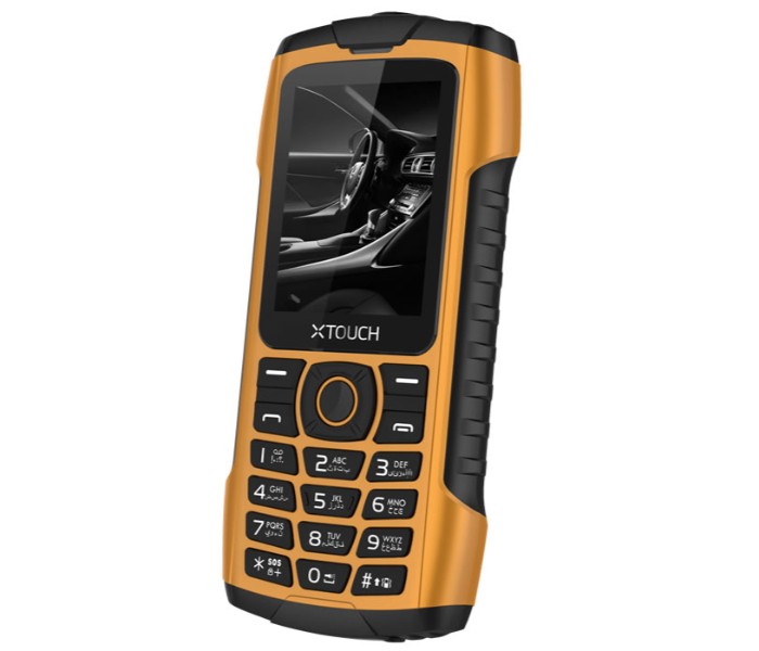 Xtouch Xbot swimmer Original and Unique Swimmer Design Dual Sim Feature Phone Flame Yellow - Zoom Image 1