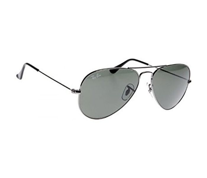 Ray-Ban 0RB3025 W3236 Aviator Gunmetal Frame & Green Mirrored Sunglasses for Unisex - Zoom Image 1