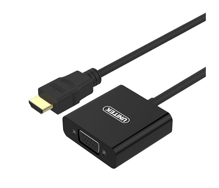 Unitek Y-6333 HDMI to VGA Converter - Black - Zoom Image 3