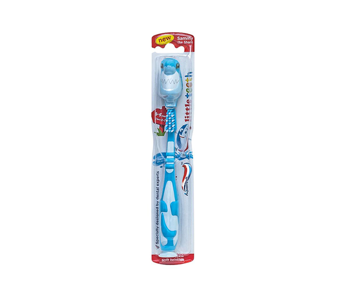 Aquafresh N13345388A Little Teeth Toothbrush - Blue & White - Zoom Image