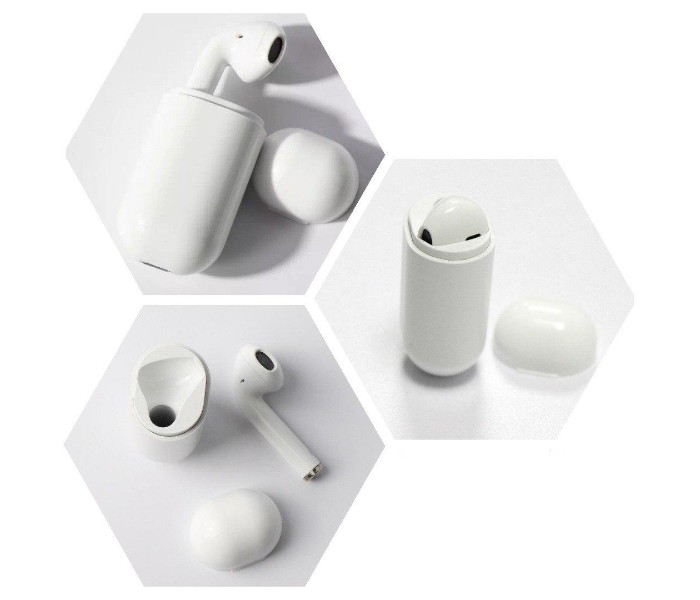 Single Mono Wireless Bluetooth Earphone with Charging Case XS White - Zoom Image 3