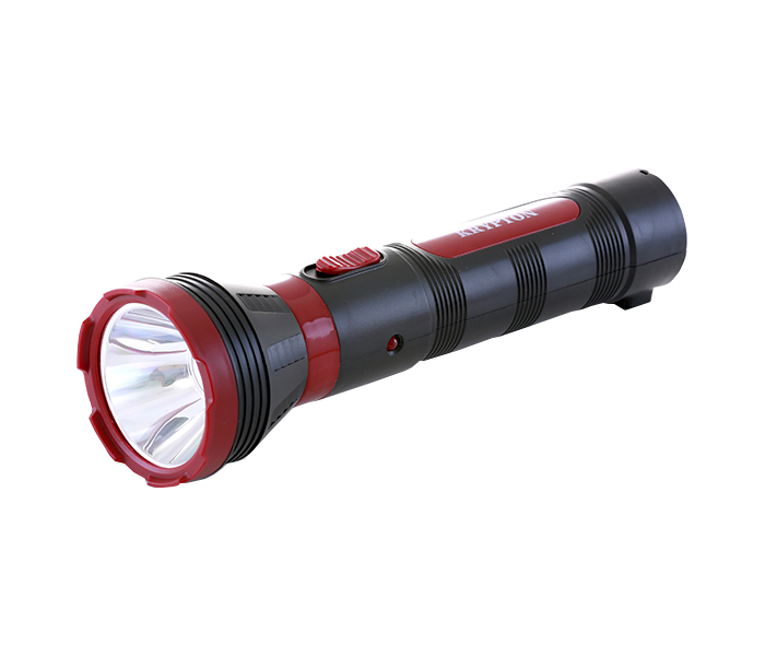 Krypton KNFL5005 Rechargeable Solar LED Torch Light - Grey & Red - Zoom Image