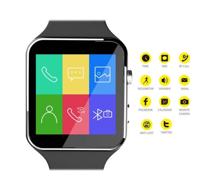 Sporty Bluetooth Smart Watch with Camera, Memory Card and Sim Card Slot Z66 Multicolor - Zoom Image 7