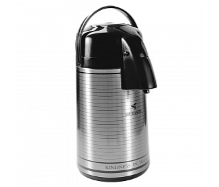 Mebashi ME-HXD3001S 3.0 Liter Stainless Steel Vacuum Flask Silver and Black - Zoom Image 2