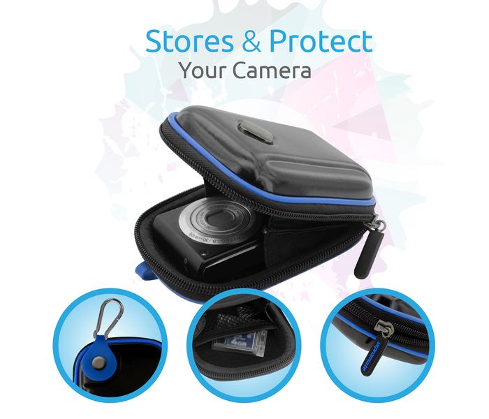 Promate Amba Superior High Quality Digital Camera case, Black - Zoom Image 7