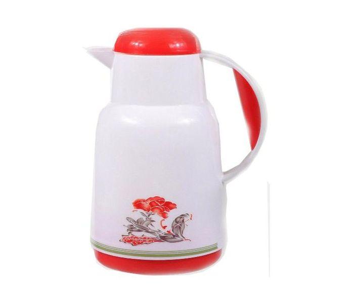 Delcasa DC1069 1 Liter Freesia Series Vacuum Flask - White and Red - Zoom Image