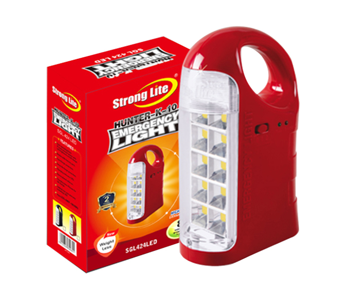 Strong Lite SGL424LED Rechargeable LED Emergency Lantern Small - Red - Zoom Image 2