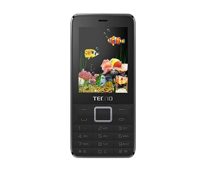 Tecno T401 2.4 inch 4MB RAM Cell Phone with Triple Sim - Black - Zoom Image