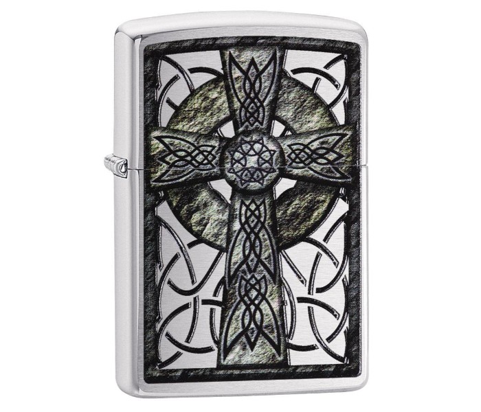 Zippo 29622 200 Celtic Cross Design Lighter Silver - Zoom Image 3