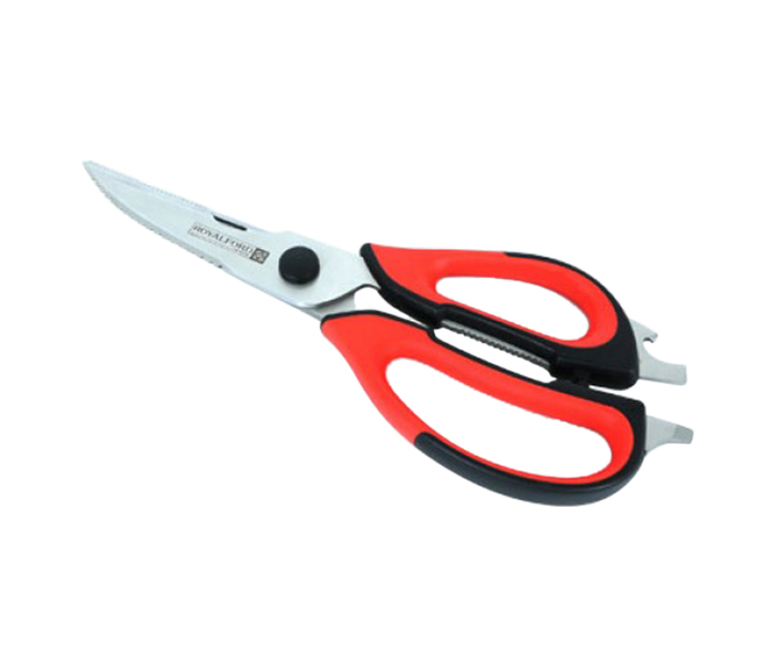 Royalford RF7660 7 in 1 Stainless Steel Multipurpose Scissor - Black & Red - Zoom Image 2