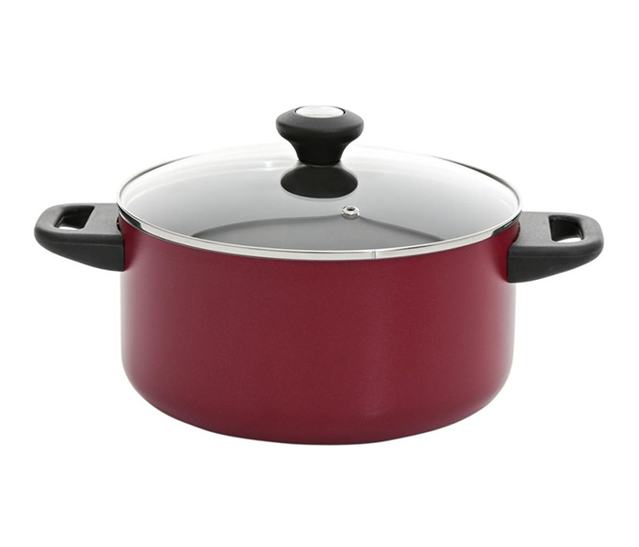 Prestige PR21232 5 Pieces Classique Non-Stick Cookware Set, Red - Zoom Image 2