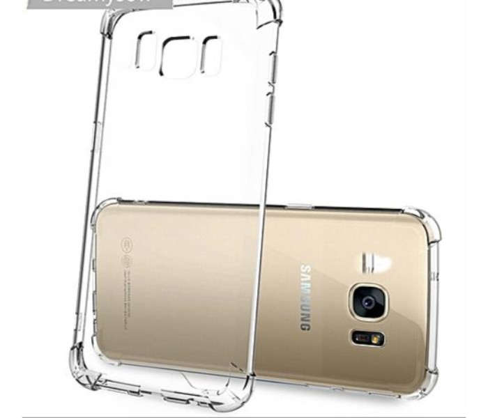 ABS Crystal Clear Reinforced Corners Shock Absorption Protection TPU Case for Samsung S8 Plus ACPS8 Transparent - Zoom Image 2