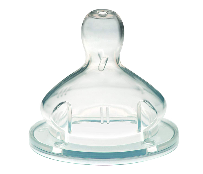 Bebe Confort 30000864 Silicone Maternity Wide-Base Teats - Size 0, 2 Pieces - Zoom Image 1