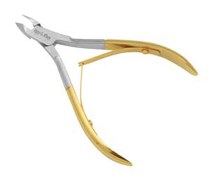 Tips & Toes TT-222G Stainless Steel Cuticle Nipper Gold Plated - Zoom Image 4