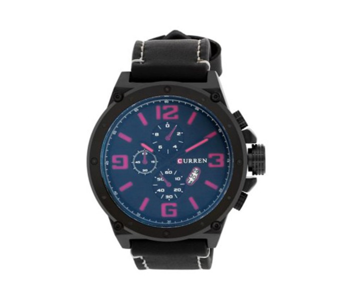 Curren Men's Quartz Analog Watch Cu-8230 Black - Zoom Image