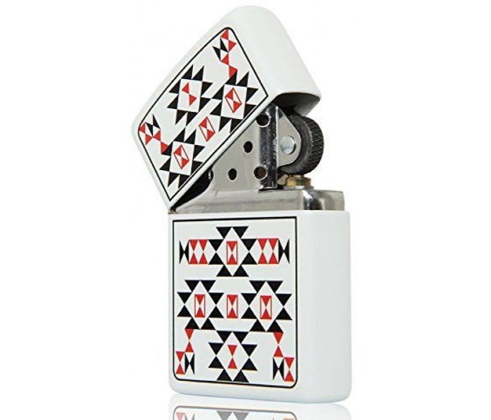 Zippo 29450 214 Seamless Abstract Lighter White - Zoom Image 1