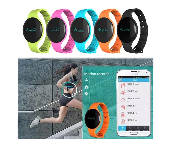 H8 Superb Slim Fitness Waterproof Smart Band with Heart Rate Sensor - Zoom Image 2