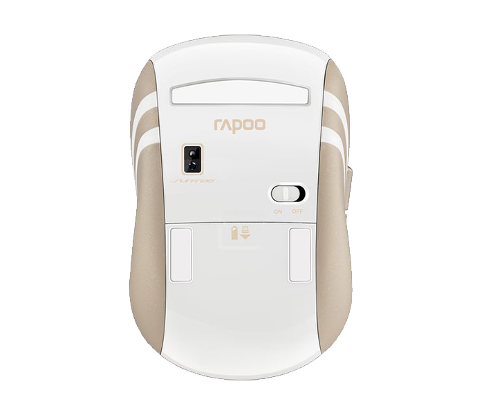 Rapoo 3920P 5.8Ghz Wireless Laser Mouse with 4D Scroll Wheel - Gold 10225 - Zoom Image 4