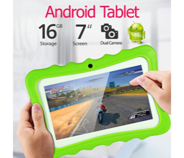 iTouch A702, Tablet 7 inch, Android 4.4.2, 16GB, 1GB DDR3, Wi-Fi, Quad Core, Dual Camera, Green - Zoom Image