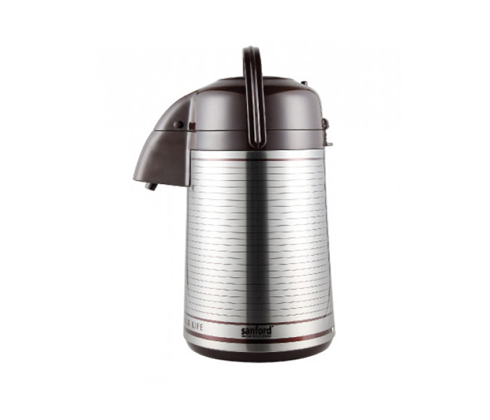 Sanford SF1697AVF 2.5 Litre Stainless Steel Airpot Vacuum Flask - Silver - Zoom Image