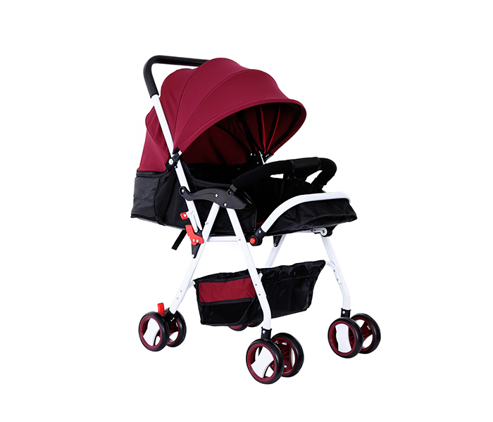 Baby Plus BP7737 Baby Stroller - Wine Red - Zoom Image 2