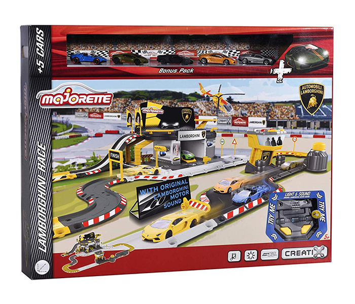 Majorette 212050025 Creatix Lamborghini Race + 5 Cars - Zoom Image 4