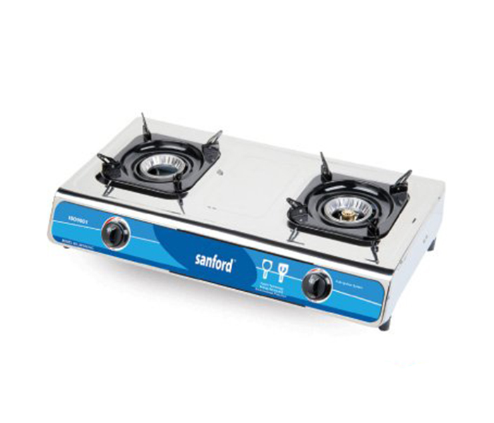 Sanford SF5222GC Stainless Steel Double Burner Gas Stove - Zoom Image