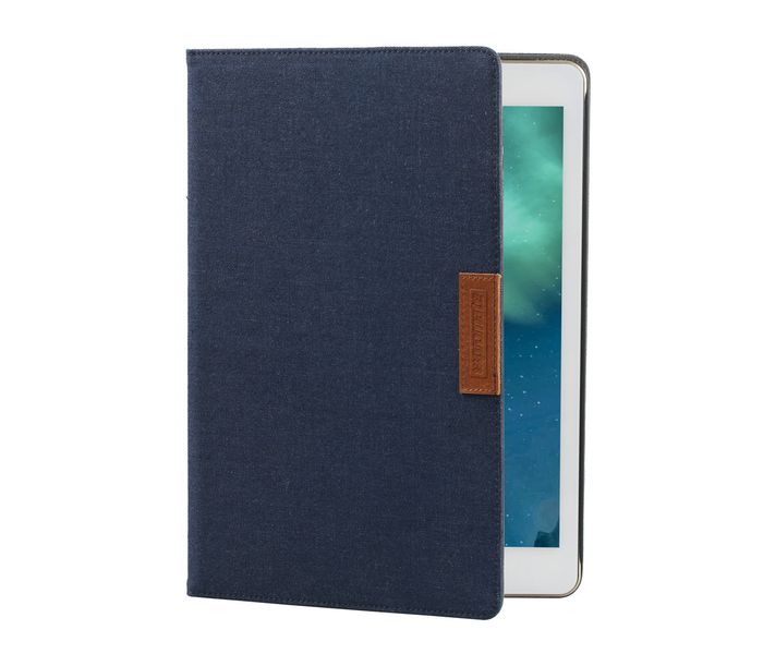 Promate fabriFlip-Air2 Premium Protective Fabric Folio Case for iPad Air 2 - Blue - Zoom Image 7