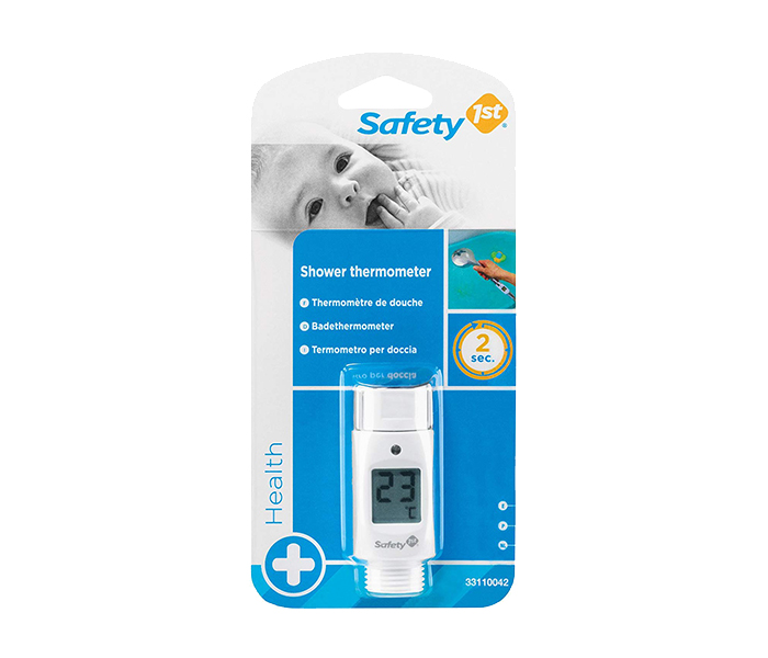 Safety 1st 33110042 Shower Thermometer - White & Silver - Zoom Image 3