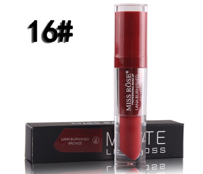 Miss Rose 7701-026M Longlasting Matte Lip Gloss 16 Lana Burnished Bronze - Zoom Image