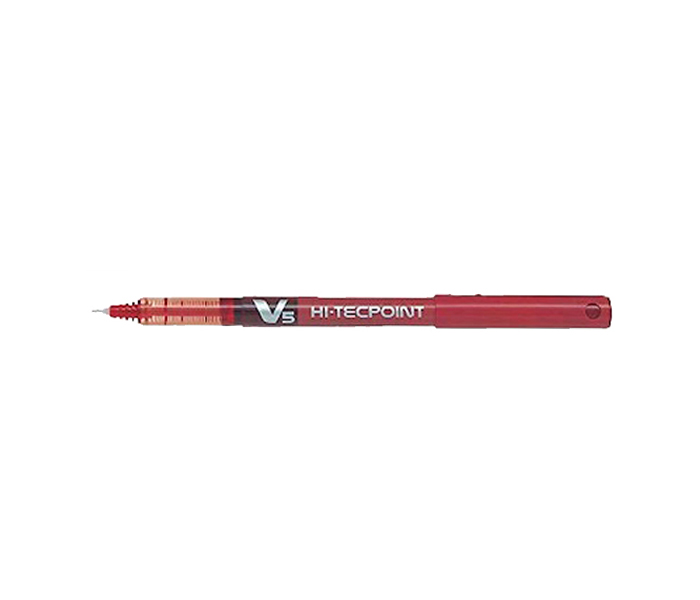 Pilot BX-V5 Hi Tecpoint Rollerball Pen - Red, Pack of 12 - Zoom Image 1