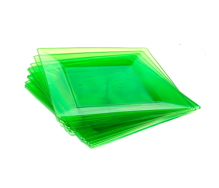 Rosymoment DP-2319 High Quality Disposable Plastic Plate, 9.5-inch - Set of 10 - Zoom Image 2