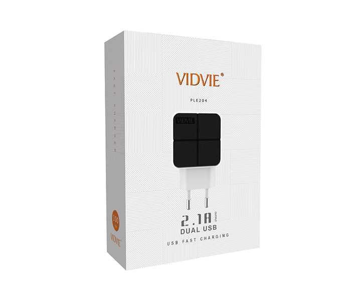 Vidvie PLE-204 2.4A 2 Pin Adapter with Micro Cable for Apple iPhone - 1 Meter, White - Zoom Image 4