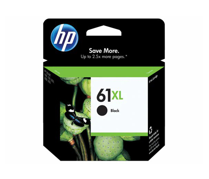 HP 61XL High Yield InkJet Cartridge - Black - Zoom Image