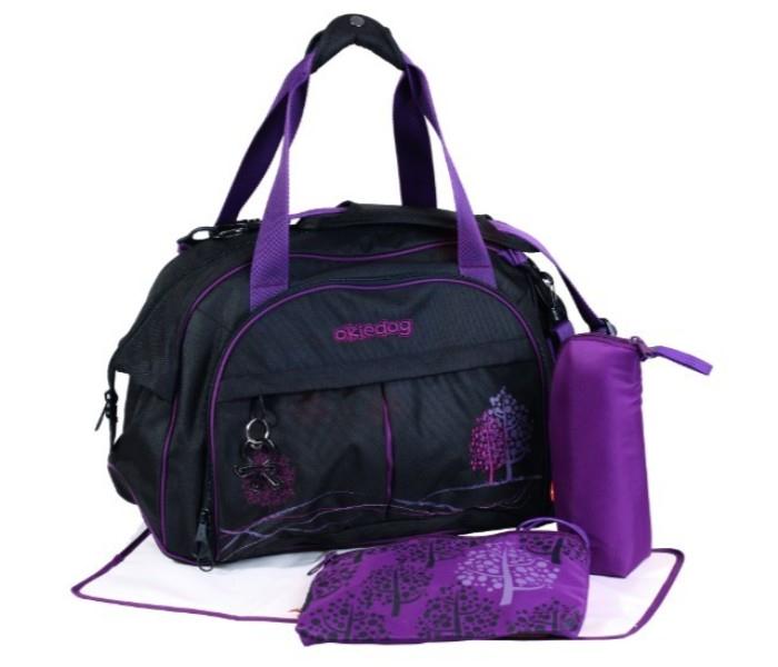 Okiedog  28119 Diaper Bag Dahoma Shuttle Black,Purple - Zoom Image