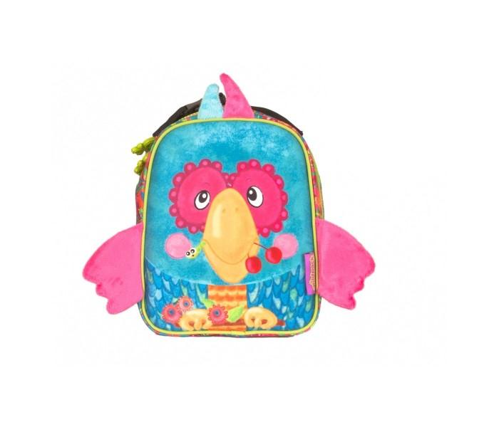 Okiedog 86025 Wildpack Junior Lunch Bag Parrot W-Eva Front For Unisex Blue And Green - Zoom Image 2