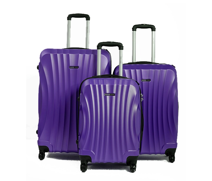 Para John PJTR3057GO ABS Trolley Bag Set of 3 Pieces - Blue - Zoom Image