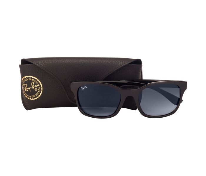 Ray-Ban 0RB4197l 601/8G Wayfarer Black Frame & Blue Gradient Mirrored Sunglasses for Unisex - Zoom Image 6