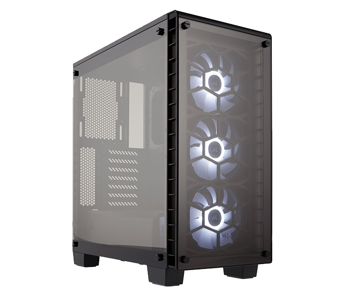 Corsair CC-9011101-WW Crystal Series 460X RGB Compact ATX Mid-Tower Case - Black - Zoom Image 2