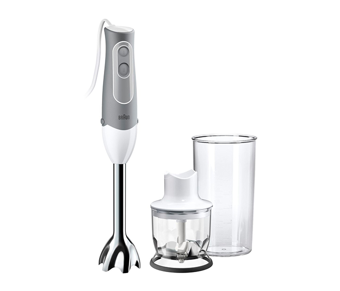 Braun MQ-520 600W Multiquick 5 Hand Blender, White & Grey - Zoom Image 3