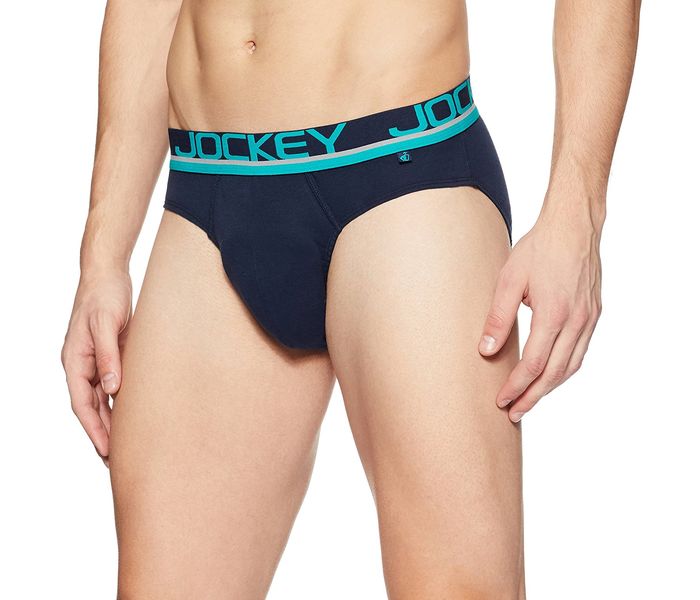 Jockey FP02-0105 Pop Colour Modern Brief, Navy/XL - Zoom Image