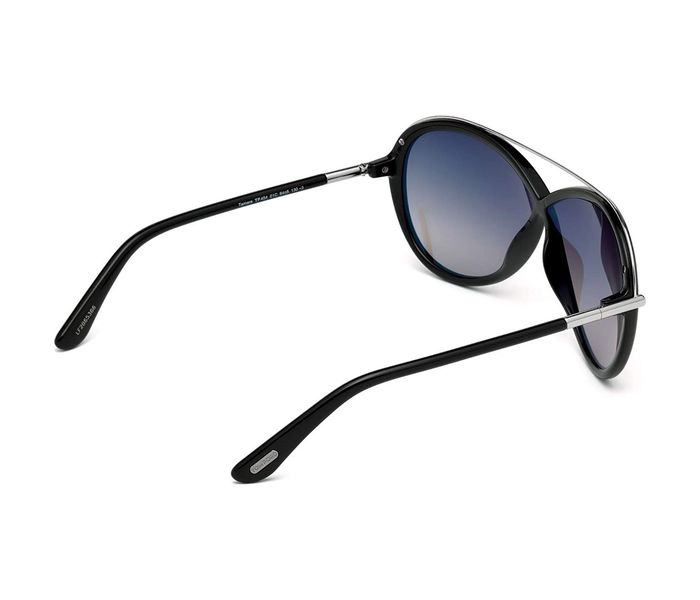 Tomford TF454 01C Tamara Aviator Black Frame & Grey Graident Mirrored Sunglasses for Women - Zoom Image 2