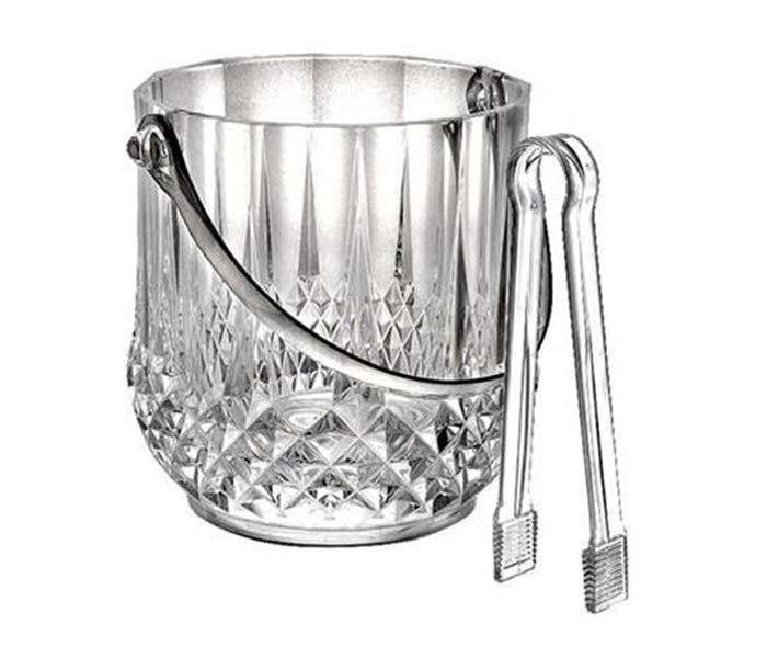 Royalford RF7377 1.2 Litre Transparent Ice Bucket and Tong - Zoom Image