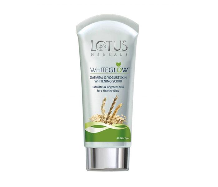 Lotus Herbals White Glow Oatmeal & Yogurt Skin Whitening Scrub - 100GM - Zoom Image