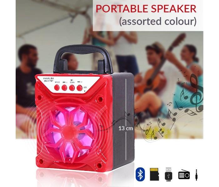 XB-017BT Fashionable Portable Wireless Bluetooth Speaker with Micro SD, Flash Drive & AUX Support - Multicolor - Zoom Image 4