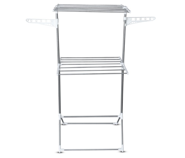 Leostar CD-1212 Multi Double Layer Clothes Rack Stand White - Zoom Image 2