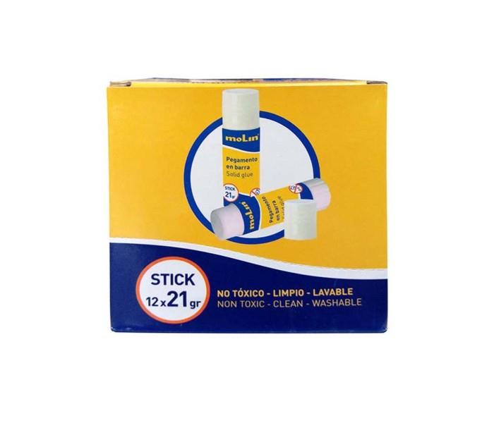 Molin PGB900-12-21 Box Of 12 Glue Stick White - Zoom Image