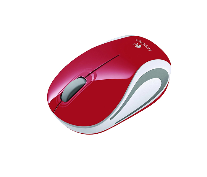 Logitech 910-002732 M187 Mini 2.4GHz Wireless Mouse - Red - Zoom Image 2